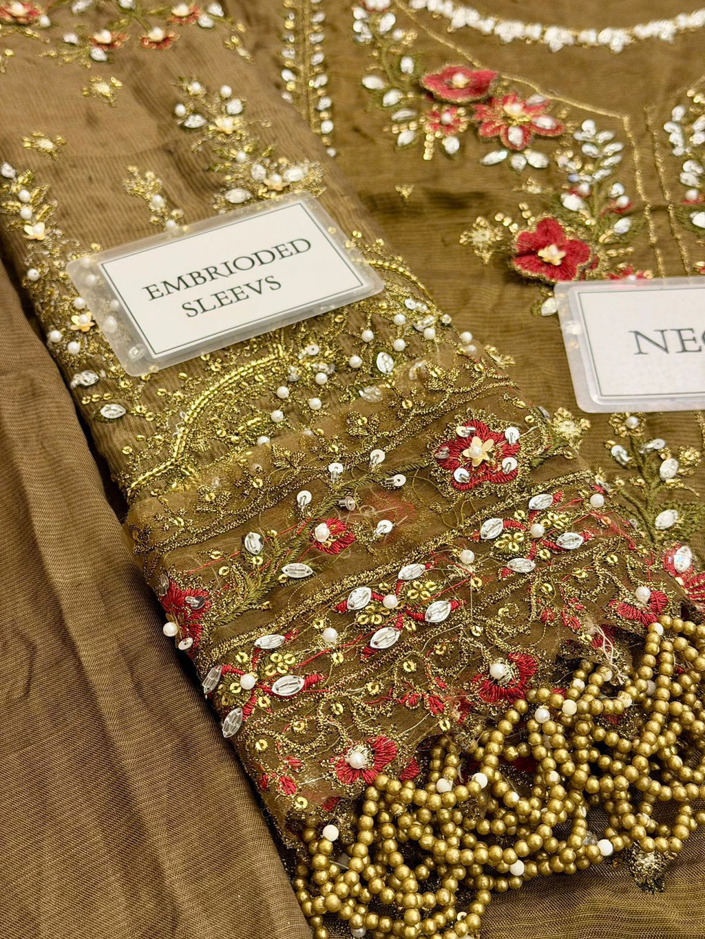 Maria B MF-MB-WF-09 Premium Raw Silk With Emb Organza Dupatta Unstitched 3 Piece 2025