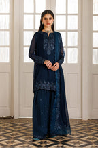 IZNIK MF-IZ Premium Chiffon Unstitched 3 Piece Suit With Emb Chiffon Dupatta 2026