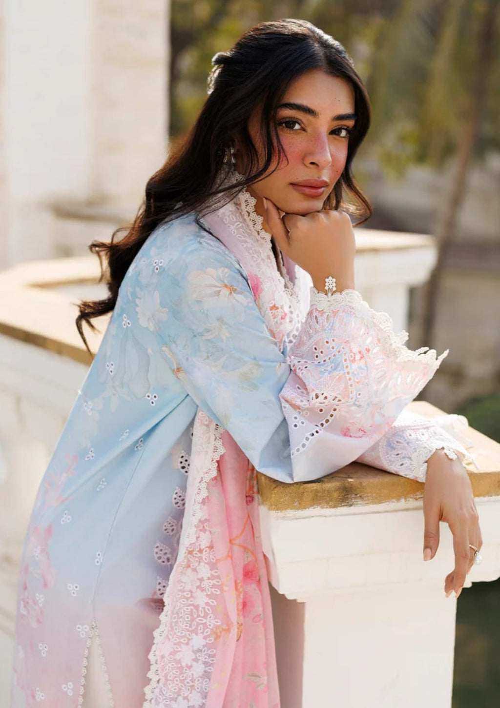 Afrozeh MF-28072 Premium Digital Printed Lawn With Emb Chiffon Dupatta Unstitched 3 Piece 2026