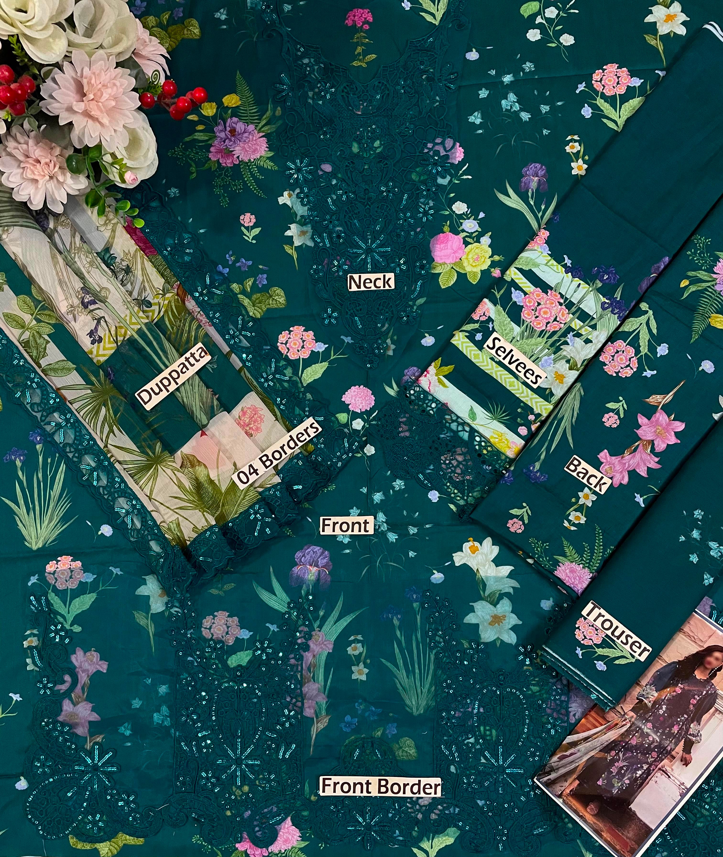 Elaaf MF-26081 Premium Printed Lawn With Emb Chiffon Dupatta Unstitched 3 Piece 2026