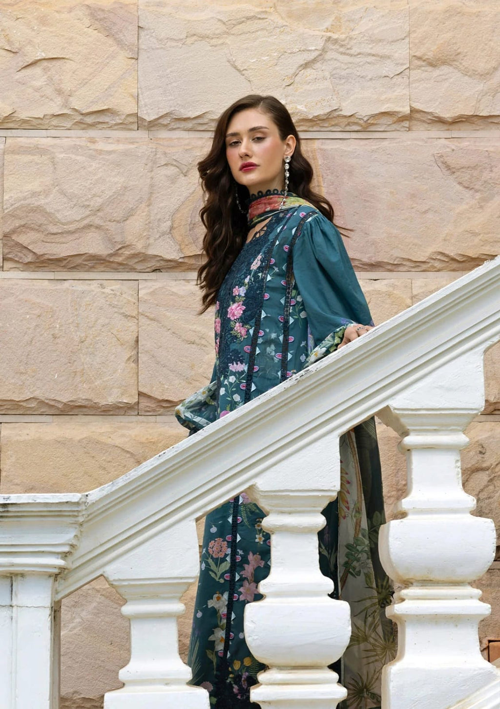 Elaaf MF-26081 Premium Printed Lawn With Emb Chiffon Dupatta Unstitched 3 Piece 2026