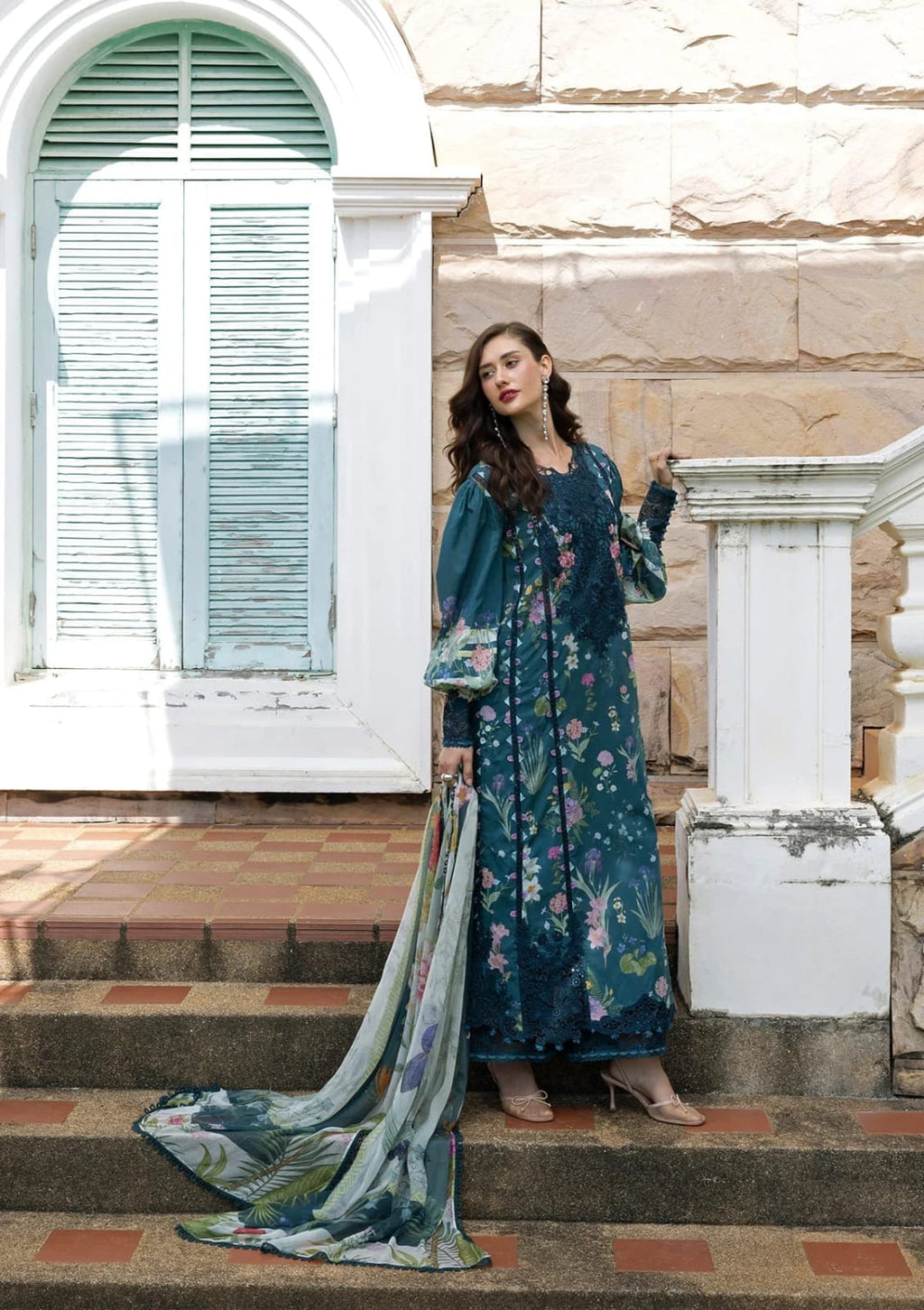 Elaaf MF-26081 Premium Printed Lawn With Emb Chiffon Dupatta Unstitched 3 Piece 2026
