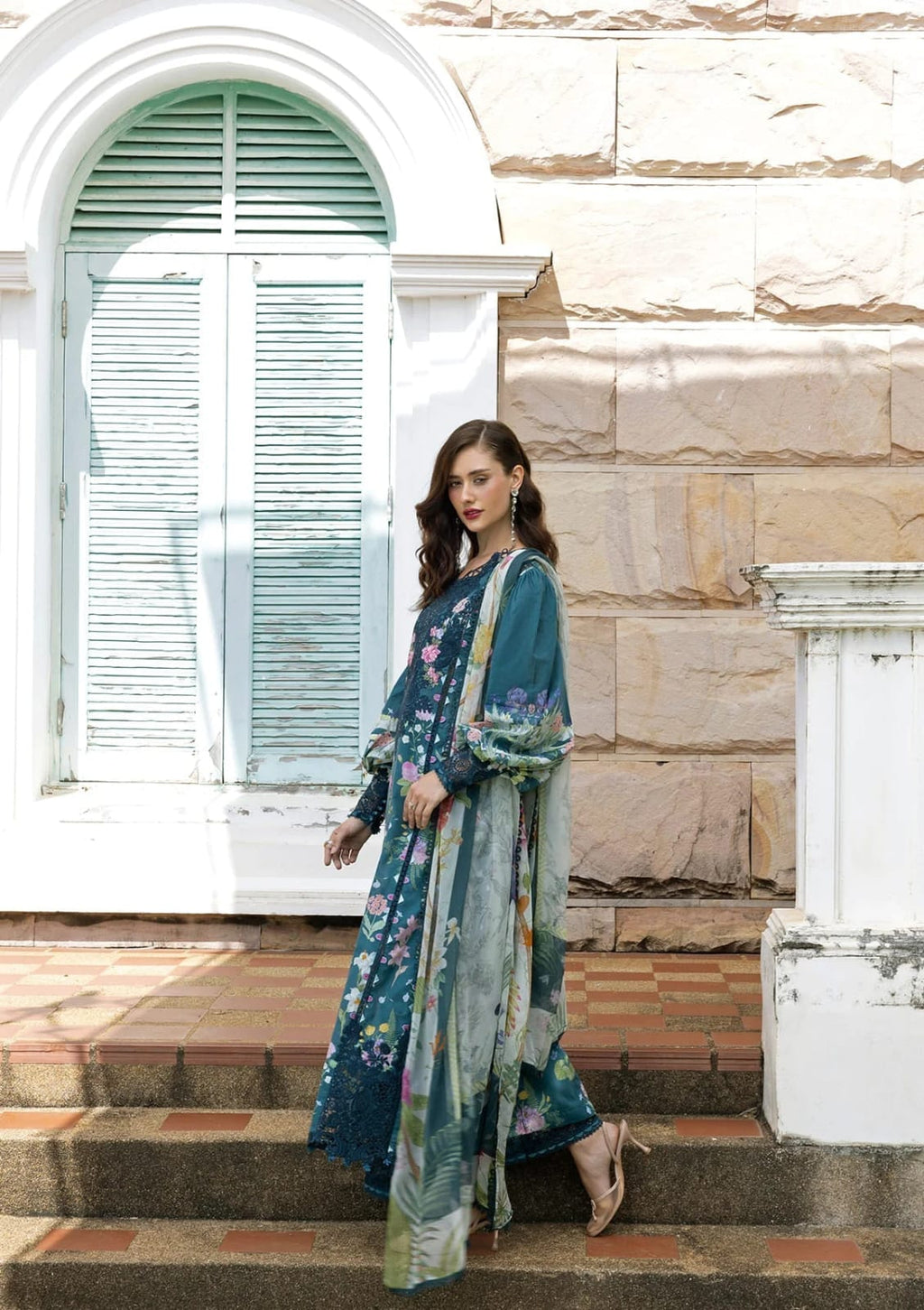 Elaaf MF-26081 Premium Printed Lawn With Emb Chiffon Dupatta Unstitched 3 Piece 2026