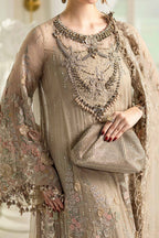 Maria B MF-MB-107 Premium Chiffon With Emb Chiffon Dupatta Unstitched 3 Piece 2026