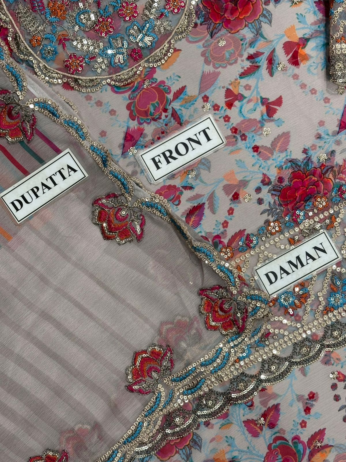 Charizma MF-26082 Premium Chiffon With Emb Chiffon Dupatta Unstitched 3 Piece 2026
