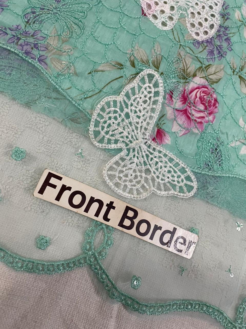 Maria B MF-MB-1F Premium Printed Lawn With Emb Chiffon Dupatta Unstitched 3 Piece 2026
