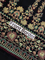 A.J  MF-031 Premium Chiffon Emb 3 Piece Unstitched Suit With Chiffon Dupatta 2026