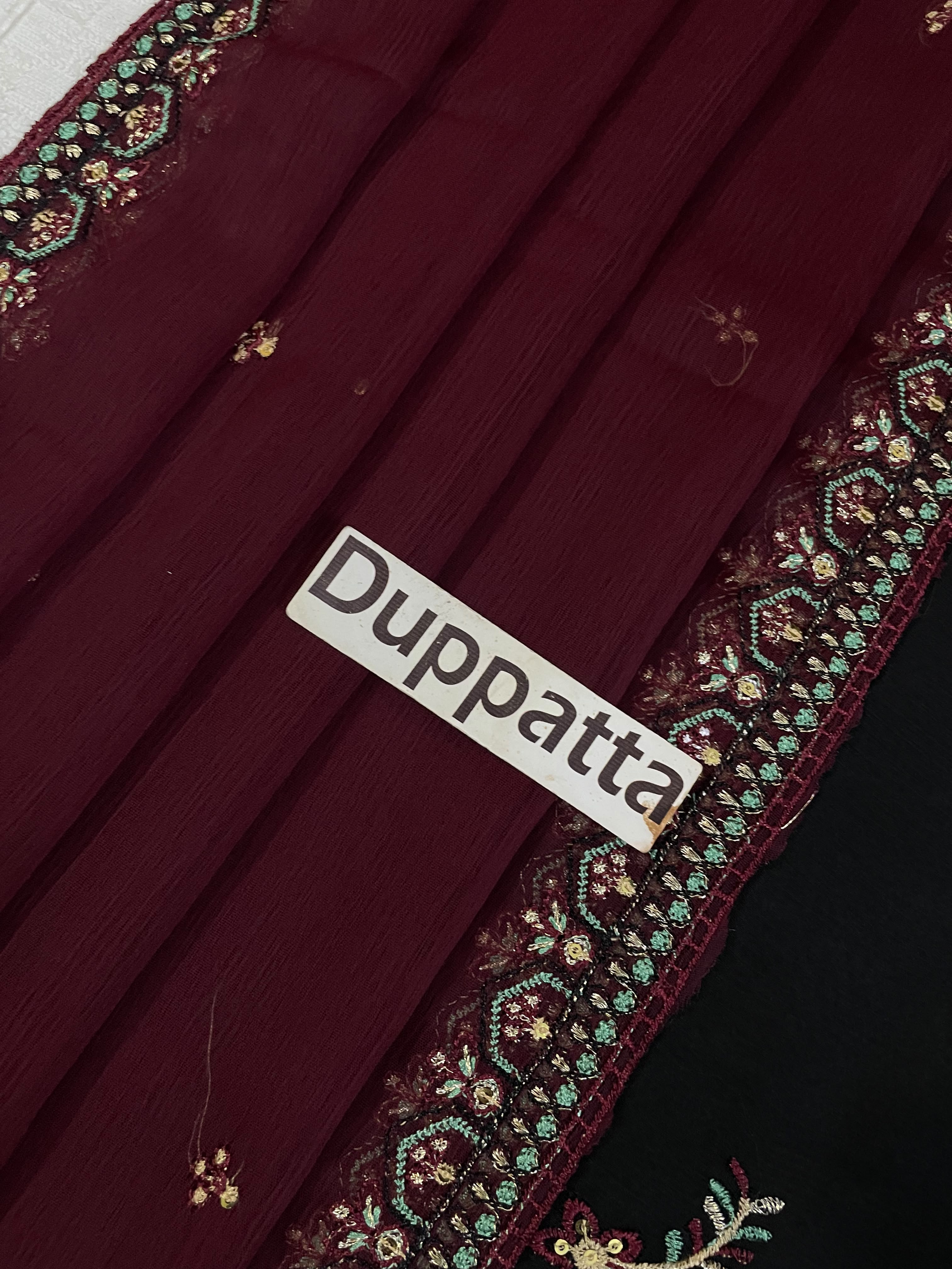 A.J  MF-031 Premium Chiffon Emb 3 Piece Unstitched Suit With Chiffon Dupatta 2026