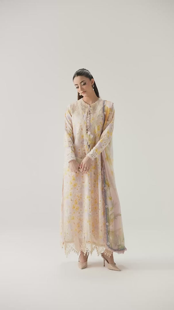MARIA.B M Print Vol-02 Lawn Collection 3 Piece Unstitched
