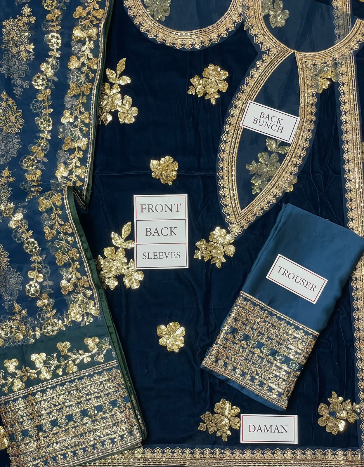 Iznik Zinc Velvet 9000 Micro Formal Collection 3piece Unstitched