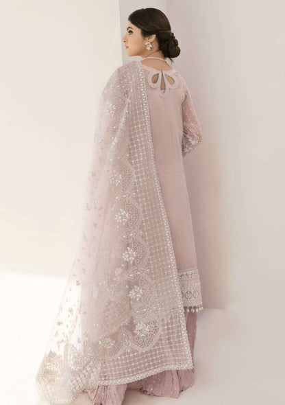 Baroque New Arrival organza Dress Formal Collection 3piece Unstitched