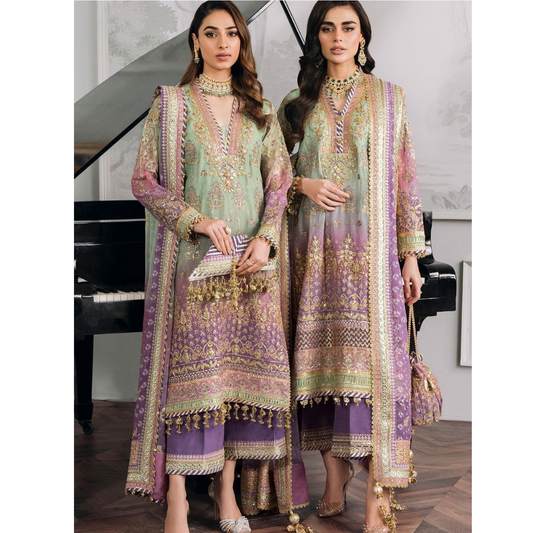 Baroque Multi New Arrival Chiffon Embroidery Dress Formal Collection