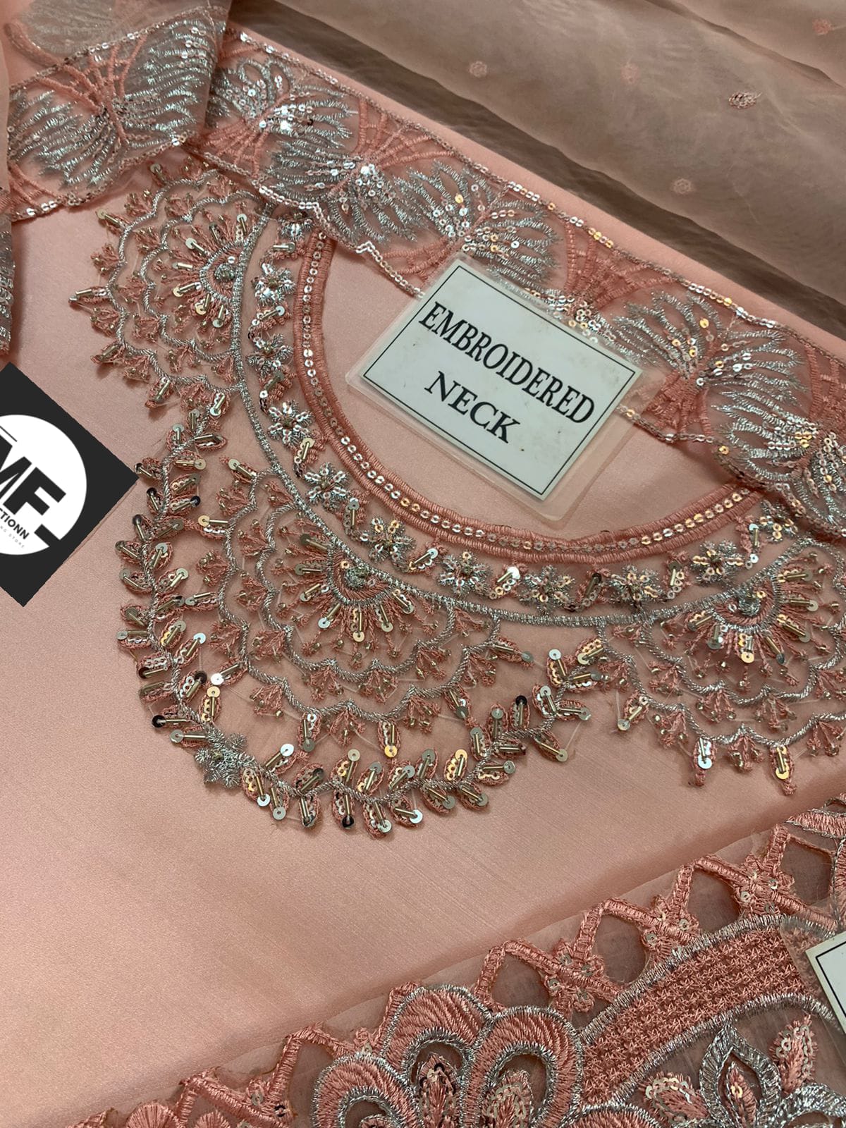 Vaniya Silk Pink Embroidery Pary Wear Collection 3Pece Unstitched