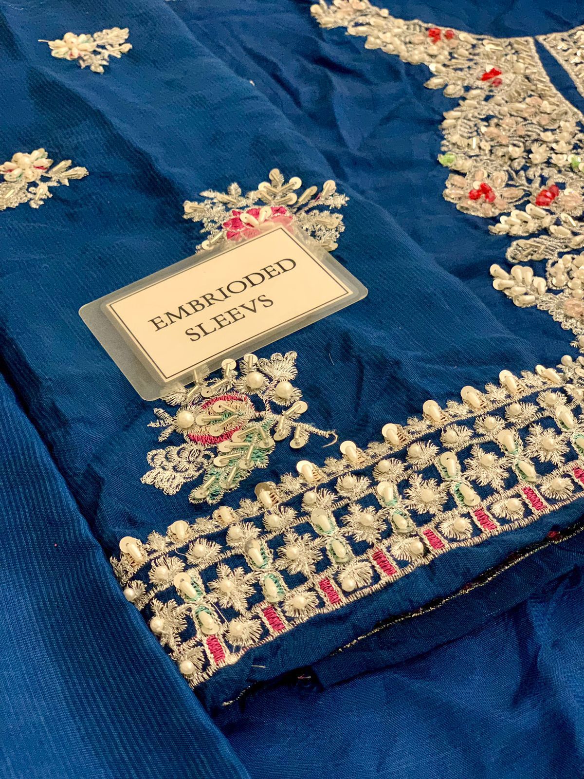 Hussain Rehar Raw Silk Luxury Collection 3 Pieces Unstitched