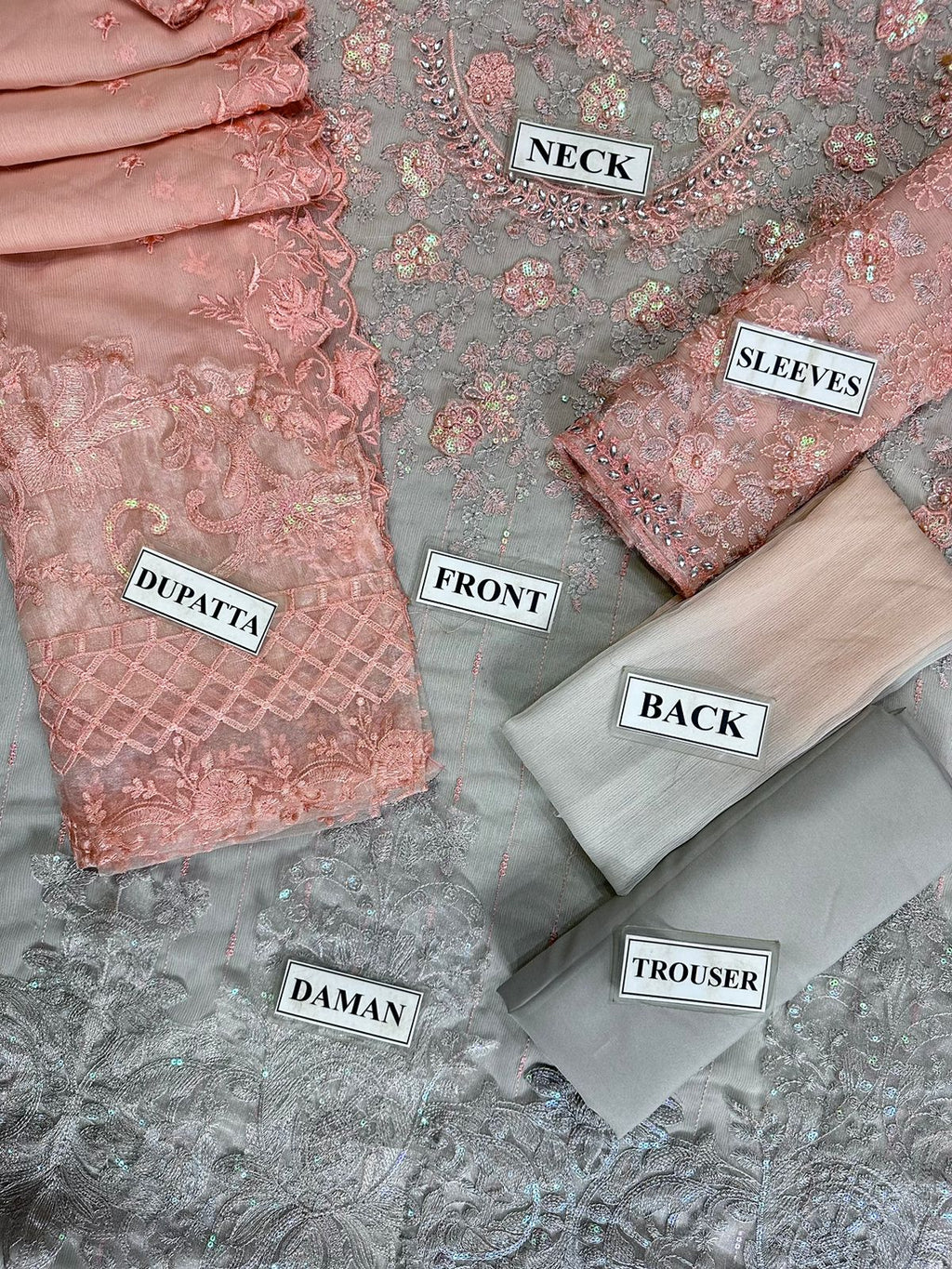 Maria B MF-MB Premium Chiffon With Emb Chiffon Dupatta Unstitched 3 Piece 2026