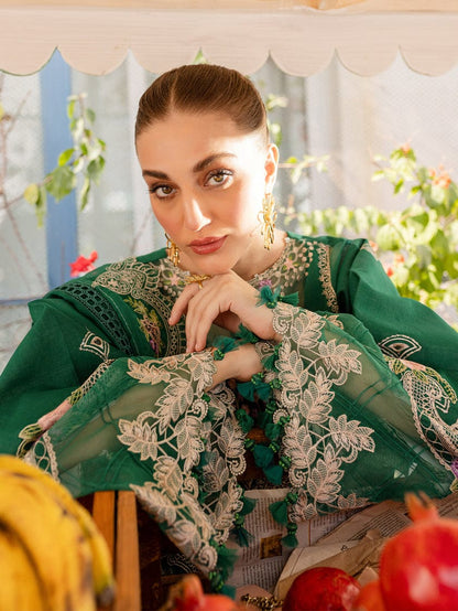 Monaco by parishay Luxury Lawn Embroidery 3Piece Unstitched