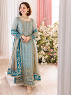 Charizma MF-CZ Embroidered Chiffon With Net Dupatta Unstitched 3 Piece