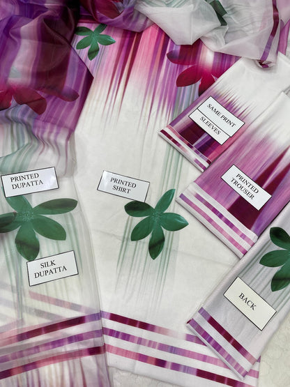 Lulusar Elegant Digital Printed 3-Piece Swiss Lawn Unstitched