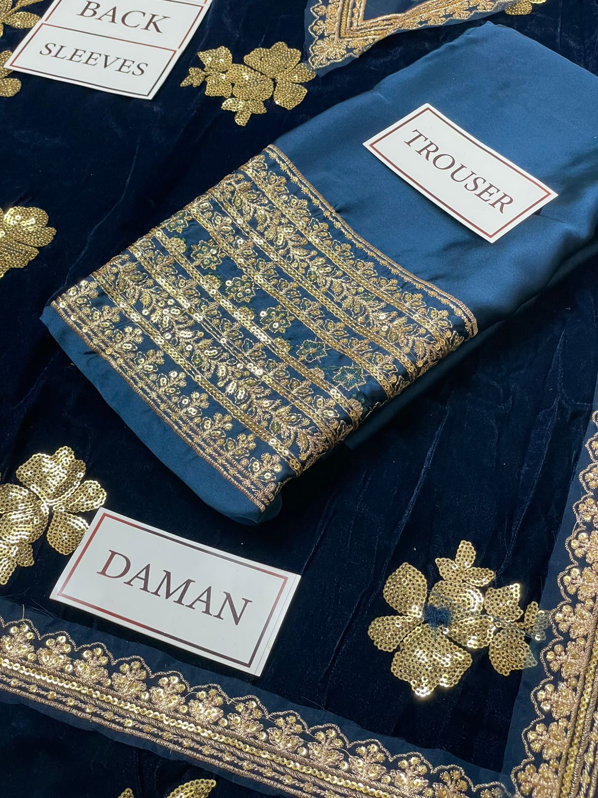 Iznik Zinc Velvet 9000 Micro Formal Collection 3piece Unstitched