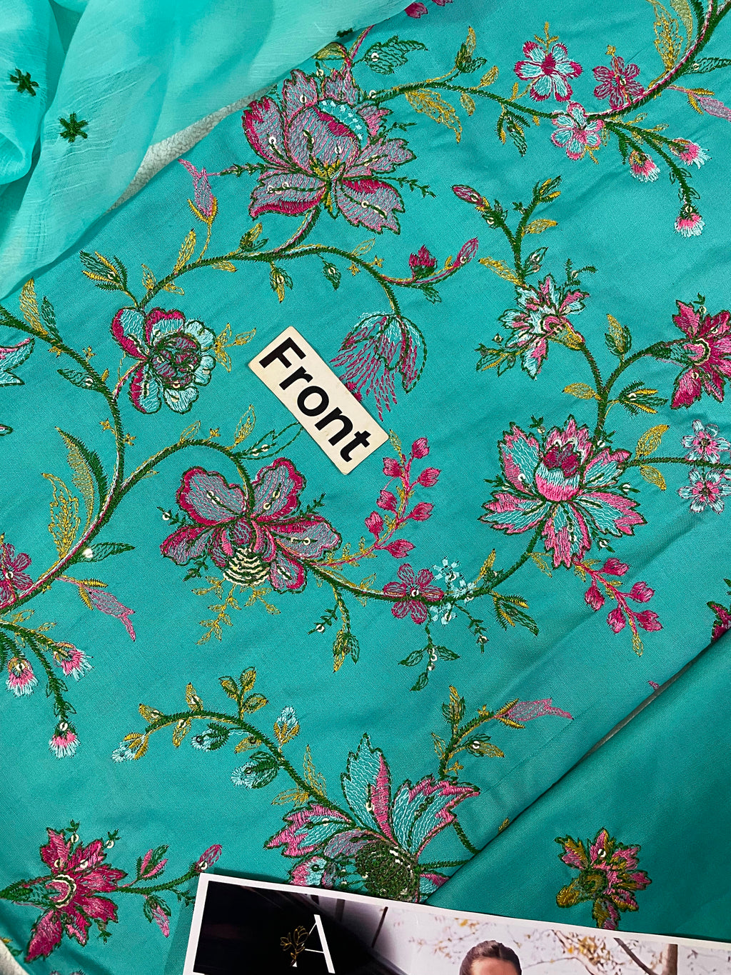 Bareeza MF-2903 Premium Embroidered Lawn With Emb Chiffon Dupatta Unstitched 3 Piece 2026