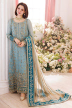 Charizma MF-CZ Embroidered Chiffon With Net Dupatta Unstitched 3 Piece