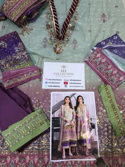 Baroque Multi New Arrival Chiffon Embroidery Dress Formal Collection