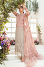 Maria B MF-MB Premium Chiffon With Emb Chiffon Dupatta Unstitched 3 Piece 2026
